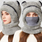 3-in-1 Winter Warm Balaclava Hat with Bear Ears