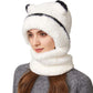 3-in-1 Winter Warm Balaclava Hat with Bear Ears