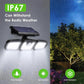 📢📢 50% KORTING!! ☀️ Beveiligingsspots voor buiten op zonne-energie – 2500 lumen | 3 lampen | Dimbaar & verstelbaar | Wandmontage | 3 standen | IP65 waterdicht