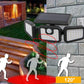 📢📢 50% KORTING!! ☀️ Beveiligingsspots voor buiten op zonne-energie – 2500 lumen | 3 lampen | Dimbaar & verstelbaar | Wandmontage | 3 standen | IP65 waterdicht
