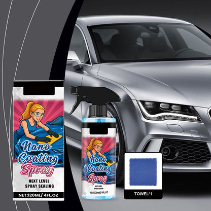 🎉Nieuwjaars Cadeau 50% KORTING!✨Nano Coating Auto Polijstspray: Spiegelglans In Minuten + Langdurige Bescherming – Eenvoudig Te Gebruiken!