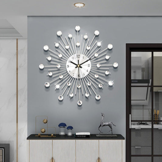 🎁2026 Nieuw binnen 50% KORTING💥💫Stijlvolle Strass-Wandklok | Stil & Elegant Voor Jouw Interieur🕰️✨