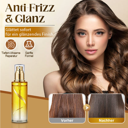 💁‍♀️✨ Olie- en serumspray voor krullend haar ✨💆‍♀️ Lichte 3-in-1 behandeling: glans, bescherming tegen pluis en blijvende kruldefinitie – zonder zware resten!