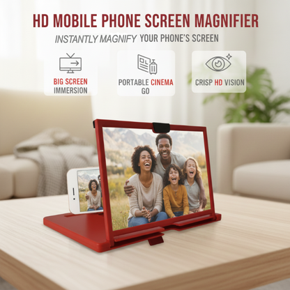 🥳2026 HOT SALE❤️ Verlicht vermoeide ogen, maak het scherm “groter” | HD-telefoonvergrootglas voor eenvoudiger bekijken🎬✨