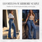 👖Dames high-waist stretch flared denim jeans🚀