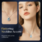🌊 Fijne collierketting met een aquablauwe druppel, elegant en makkelijk te combineren💙