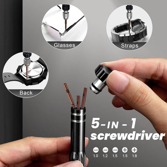 🕰️ 50% KORTING!🔧 Gereedschapsset voor professionele horlogereparatie – 13-in-1, precisiegereedschap & perfect voor horloge- en brilreparatie