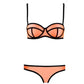 Dames Sexy Color Block Bikini Set