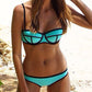 Dames Sexy Color Block Bikini Set