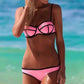 Dames Sexy Color Block Bikini Set
