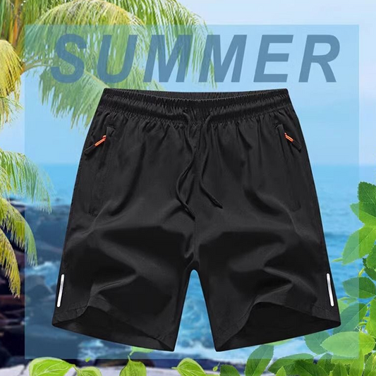 🔥Rechtstreeks in de aanbieding 70% korting🥰 Heren elastische zomershorts💎Ademend, ritvakken & flexibele pasvorm🩳❄️