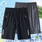 🔥Rechtstreeks in de aanbieding 70% korting🥰 Heren elastische zomershorts💎Ademend, ritvakken & flexibele pasvorm🩳❄️