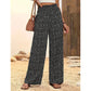 ⏳Tijdelijke 50% korting⏰Damesbroek met smockband, hoge taille en wijde pijpen👖