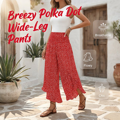 ⏳Tijdsgebonden special⏰Dames ruime taille hoge broek met wijde pijpen – Slankmakend, comfortabel & stijlvol