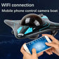 🔥Mini wifi-rc-boot met onderwatercamera – 6-weg duikfunctie, realtime transmissie, foto & video, snelbootspeelgoed