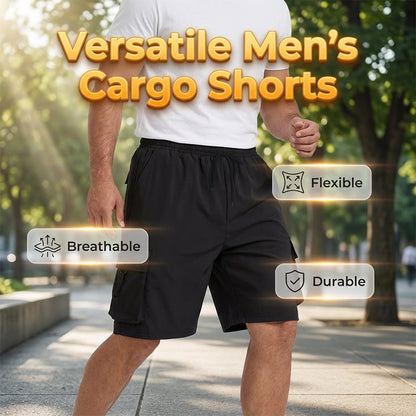 Heren Casual Cargo Shorts met Elastische Taill