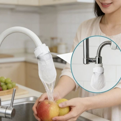 💧Spatwerend filter voor de keukenkraan | Vermindert roest en deeltjes • Eenvoudig te installeren