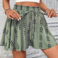 💃Dames shorts met all-over print en knoop vooraan