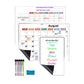 🌈Magnetische kalenderbord met uitwisbare markers
