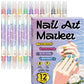 🔥 50% korting ⏰ Nagelkunst-stiftset met twee punten