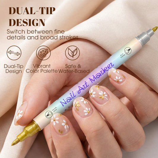 🔥 50% korting ⏰ Nagelkunst-stiftset met twee punten