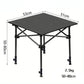 Draagbare opvouwbare campingtafel met opbergtas