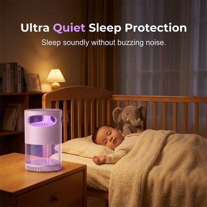 🥳2026 IN DE AANBIEDING🥳💞50K+ VERKOCHT!🦟🔇 50% KORTING! UV-muggenlamp – op USB, chemisch‑vrij, ultrasstil. 50K+ verkocht voor een rustige nachtrust. 🌙✨