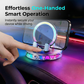 🌈 50% KORTING! 🚗 360° draaibare autohouder met draadloos opladen en RGB-sfeerverlichting