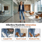 👖Modieuze slim-fit jeans met distressed look voor dames.