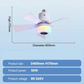 🎁 Slimme ventilatorlamp met HiFi-bluetoothluidspreker & sfeerverlichting. Verkoelende briesjes • Kristalhelder geluid • 16 miljoen kleuren! 💡🌬️🎵