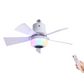 🎁 Slimme ventilatorlamp met HiFi-bluetoothluidspreker & sfeerverlichting. Verkoelende briesjes • Kristalhelder geluid • 16 miljoen kleuren! 💡🌬️🎵