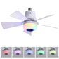 🎁 Slimme ventilatorlamp met HiFi-bluetoothluidspreker & sfeerverlichting. Verkoelende briesjes • Kristalhelder geluid • 16 miljoen kleuren! 💡🌬️🎵