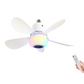 🎁 Slimme ventilatorlamp met HiFi-bluetoothluidspreker & sfeerverlichting. Verkoelende briesjes • Kristalhelder geluid • 16 miljoen kleuren! 💡🌬️🎵