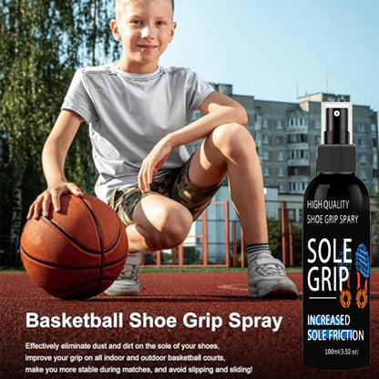Antislip grip spray voor sportschoenen