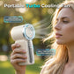 💨 Mini handventilator met LED-display | 🧊 6 snelheden, 10,7 uur verkoeling | Weegt niets – gaat overal mee naartoe