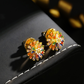 🥳💞50K+ VERKOCHT!💥50% KORTING! 🔥 Kleurrijke Vuurwerk Oorbellen en Ketting voor Dames