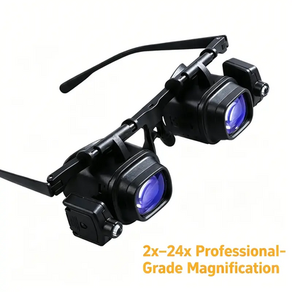 🔍60% KORTING⏰Precisie-LED-loep voor elektronica en knutselwerk – Verstelbare houder en 10-20x zoom – Handsfree, krachtige verlichting – ideaal voor solderen, horlogereparaties of miniatuurschilderen