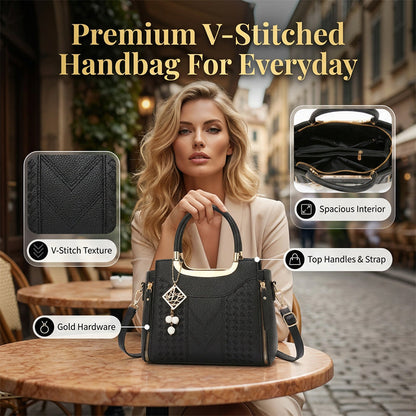 👜Elegante damestas met handvat en schouderriem✨