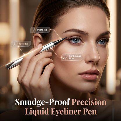 24-Uur Veegvaste Precisie Eyeliner Pen - Voor Perfect Gedefinieerde Ogen