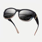 🕶️👓  Brildragers opgelet: deze oversized zonnebril schuift over je eigen bril en je ziet eruit als een filmster – geen dure clip-on, geen geknipper met lenzen!