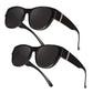 🕶️👓  Brildragers opgelet: deze oversized zonnebril schuift over je eigen bril en je ziet eruit als een filmster – geen dure clip-on, geen geknipper met lenzen!