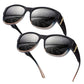 🕶️👓  Brildragers opgelet: deze oversized zonnebril schuift over je eigen bril en je ziet eruit als een filmster – geen dure clip-on, geen geknipper met lenzen!