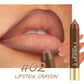 📢📢  1+1 gratis💄 Matte Bruine Lippenstift – Waterbestendig, Blijft Niet aan Glas Plakken, Zachte Textuur, Geschikt voor Alle Huidtypen
