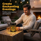 Decoratieve schaduwprojectielamp op zonne-energie voor buiten