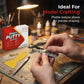 🔥 Heavy-Duty Epoxy Reparatiekit | 1:1 Mengverhouding | Hardt Onder Water Uit | Boorbaar/Schuurbaar/Overschilderbaar | Hard Als Staal | Wit/Zwart 200g