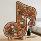 ⌛Tijdelijk aanbod🎶Houten muzieknoot-legpuzzel🧩