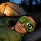 🐸Schattig kikkerslaapmasker