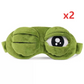 🐸Schattig kikkerslaapmasker