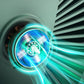 2-in-1 Ventilator en Lamp met 180° Verstelling
