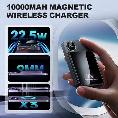 22,5 W 10.000 mAh Magnetische Slim Powerbank 🎁 20% korting op de tweede ✈️ 2 of meer: gratis verzending